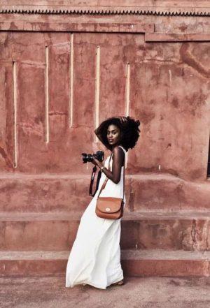 female photographer in Cotonou